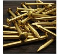 clous de tapissier, clous sans tête de calibre 18, Lot de 30 clous for tambour en laiton, plusieurs tailles(35 * 2.8mm)