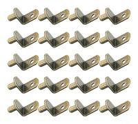 Clous d'étagère en métal bronze de 6 mm, supports d'armoire en forme de L pour étagères, épingles d'étagère en fer pour armoires, raccords d'étagère de meubles, chevilles de support de garde-robe