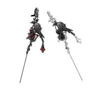 Clous d'oreilles artistiques en forme de corbeau foncé en alliage - Accessoires gothiques pour un usage quotidien et un événement spécial gothique, taille unique, Comme décrit, Comme décrit.