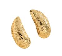 Clous d'oreilles en acier inoxydable pour un usage quotidien, boucles d'oreilles faites à la main, accessoires de fête de mariage, boucles d'oreilles papillon pour femme, taille unique, Comme décrit