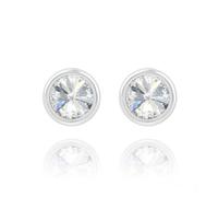 Clous d'oreilles en Argent 925 et Cristal Swarovski