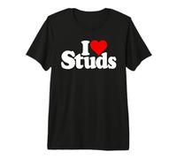 Clous d'oreilles « I Love Heart » T-Shirt Haut de Gamme