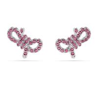 Clous d'oreilles Lifelong Bow, Nœud, Roses, Métal rhodié OS