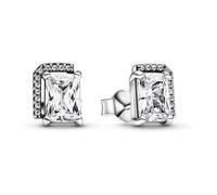 Pandora pendentif bouton halo rectangulaire brillant