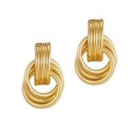 Clous D'oreilles Pour Femmes | Lot De 2 Pendantes Épaisses Mode Tendance - Pendantes Déclaration Épaisses,Pour Anniversaire Bal Mariage Plage Vacances Soirée Bijou Statement Fêtes et Festival