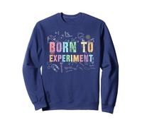 Clous d'oreilles rétro « Born to Experiment Chemistry Trip Teacher » Sweatshirt