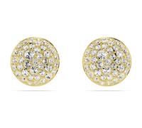 Clous d'oreilles Sublima, Blanches, Doré à l’or 18 carats (750/1000) OS