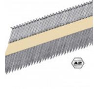 Clous en bande papier 34° 3.1x90 Annelés Inox A2 Tête en D