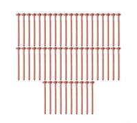 Clous en cuivre pour une élimination efficace des racines - 65 mm - Utilisation facile - Grandes quantités de 20, 30, 40, 50 pièces - Pour le jardinage et l'aménagement paysager - Couleur cuivre (D)