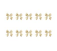 Clous en métal Art Studs 3D Metal Nails Art Bijoux Ruban Nœud Arc Ongles Charme Pour Ongles Décoration Art Accessoires