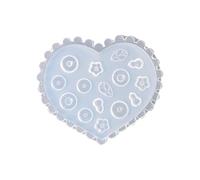 Clous en résine - Décoration artistique - Fleur en silicone - Pendule à moisissure - Bijoux - Fabrication d'ongles - Forme de boucle d'oreille - Moule