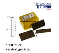 Clous en T 2,2x32mm galvanisés et trempés pour cloueur en T Prebena Senco KMR Clous à béton BR-09 1M