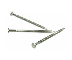 Clous inox bardage bois - pointe annelée - acier inox A2 - 2,4x35 mm DON QUICHOTTE