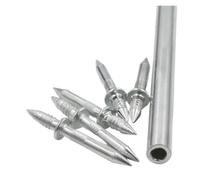 Clous invisibles à Double tête sans couture, filetage de plinthe avec manchon, vis de fixation for le travail du bois, fixation de matériel d'outils(200pcs)