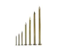 clous Lot de 275 clous en acier à tête plate et tige lisse trempés for béton et bois(3.4x50mm)
