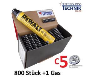 Clous pour béton 3,0x19mm XH +gaz pour Powers DeWalt C5 Würth Diga CS2 CS3 Cloueuse pour béton T