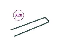 Clous pour gazon artificiel 20 pcs Forme de U Fer