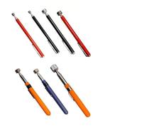 Clous pour petits objets magnétiques - 0,9 kg/2,3 kg/3,6 kg/4,5 kg - Tige avec vis télescopiques de terre rare en acier magnétique solide - Aiguilles en acier inoxydable rétractables (3,6 kg, bleu)