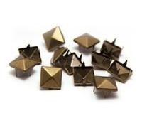 Clous rivet à griffes carré 6mm antic bronze 60 pièces - ki-sign Cuivré-bronze G