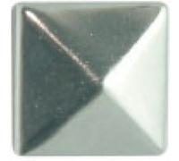 Clous rivet à griffes carré 6mm argenté 60 pièces - ki-sign Argenté G