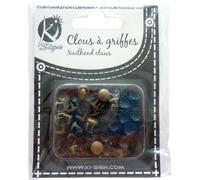 Clous Rivet À Griffes Rond Ø10mm Antic Bronze 30 Pièces - Ki-Sign