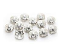 Clous rivet rond à 4 griffes spiral argent à8 - graine créative Argenté G