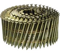 Clous rouleau 16° plat lisses - Acier - 38 à 130mm