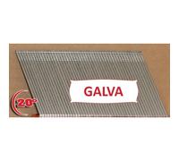 Clous TH Angle Brads 38 mm Galva 20° - Boite de 2000