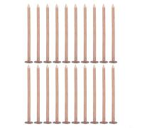 Clous tueurs de souches d'arbre en cuivre pour enlever les souches, grands clous en cuivre de 65 mm et 75 mm pour tuer les arbres et les racines, pics en cuivre massif de 10,2 cm pour jardinage et