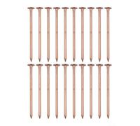 Clous tueurs de souches d'arbre en cuivre pur pour éliminer les racines, pointes très résistantes de 65 mm/75 mm pour tuer les arbres et enlever les souches rapidement, dur de jardin (A)