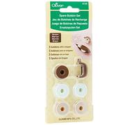 Clover 8108 Bobines de Rechange pour Occhi Frivolitàƒ VE3à‚ Mercerie, Plastique, Marron 18,5 x 8 x 1,5 cm, 6 Unités