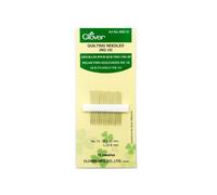 Clover Aiguilles à quilter n°12 – 15 aiguilles courtes – Silver