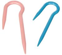 Set d'aiguilles Jumbo torsades en forme de U - Clover Multicolore - Multicolore Multicolore