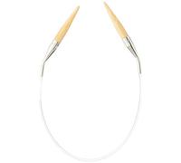 clover Aiguilles à Tricoter circulaires, Bambou, 5 UK