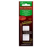 Aiguilles à coudre à la main Clover pour quilting/entre deux: Or noir - N ° 12