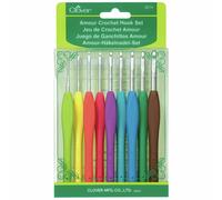 Clover Amour Crochet Set - 9 Crochets Tailles:2mm-6mm - Cadeau Hobby Tricotage