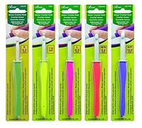 Clover Amour Lot de 5 crochets à tricoter pour fils épais