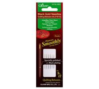 Clover Assortiment d'Aiguilles Demi Longues Noir-Doré - N°9 N°10 N°12