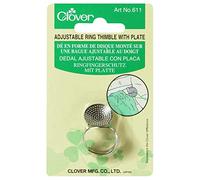 Clover Ring Thimble W/Plate-Adjustable