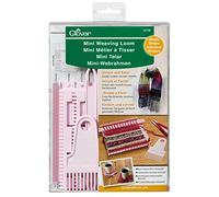 Clover CL3176 Mini Tissage à Tisser (Individuel) Plastique Rose 23x16.5x3.5 cm