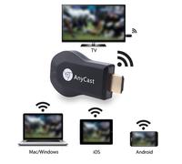 CLOVER-Clé TV HDMI WiFi 1080P HD, Dongle sans fil Miracast Airplay AnyCast DLNA, Noir