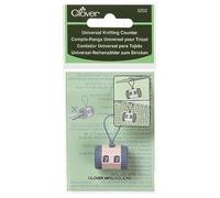 Clover Compteur de rangs de tricot universel – Pêche et gris