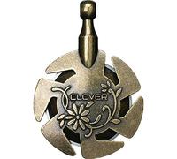 Clover Coupe-Fils Pendentif Antique Or