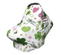 Clover Couverture d'allaitement 360° Couverture complète St Patrick Écharpe extensible pour l'allaitement et siège auto Convient à la plupart des poussettes et landaus