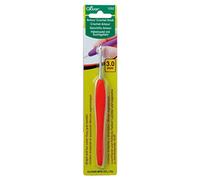 Clover Crochet Amour n°3 mm – manche ergonomique en élastomère – orange