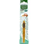 Clover crochet ergonomique n°2-1,50mm, OS, Blanc