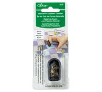 Clover Mfg – Dé à coudre en cuir – Noir