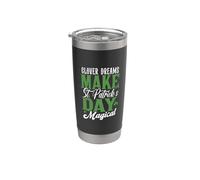 Clover Dreams rend la Saint-Patrick magique Gobelet isotherme en acier inoxydable double paroi