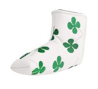 Clover Embroidery Thickened Plush Putter Club Head Cover L Shape Protective Headcover