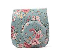 Clover Étui compact en cuir PU pour appareil photo instantané Fujifilm Instax Mini 8 Mini 9 Rose